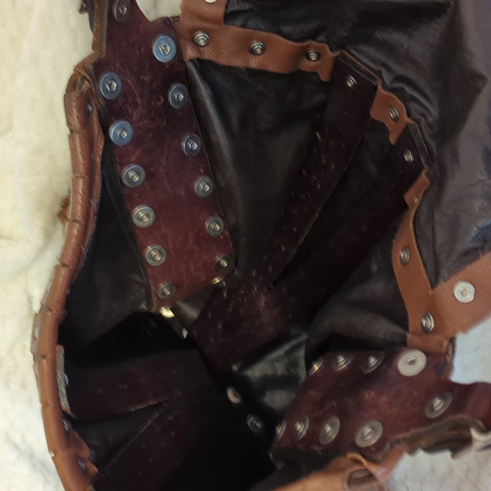 💕HP💕Bella Dolci Handcrafted Brown Leather Shoulder Bag - Picture 6 of 14